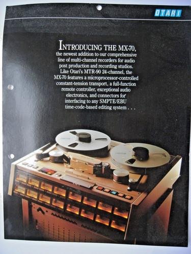 Otari original brochure - otari, mx-70