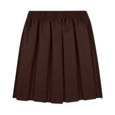 Girls Box Pleated School Uniform full Elasticated waist Skirt BUY 2 SAVE 20%