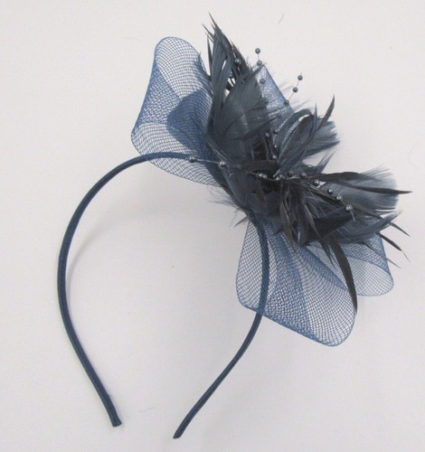 Navy blue fascinator - , alice