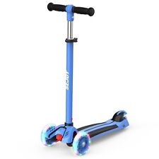 SEJOY 3-Wheel Try Scooter for Kids Ages 2-8 Flashing LED Light Adjustable Height