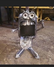 Log Burner Outdoor Minion