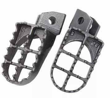 Steel footpegs yamaha yz80 - footpegs,