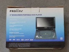 Proline DVDP920W, 9" Widescreen Portable DVD Player, Black, Boxed, Spares/Repair