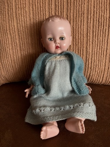 Vintage rosebud baby doll hard - rosebud,