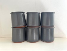SET of 6 MODERN STONEWARE