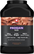 Progain | Whey Protein Powder Sports Supplement Shake for Size and Mass | Chocol