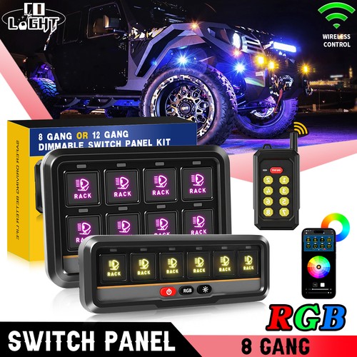 Rgb gang switch panel - rgb,