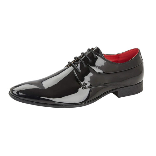 Mens glossy patent leather - glossy,