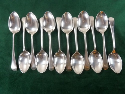 Vintage silver plated - 12,