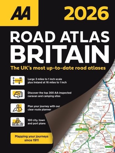 Road atlas britain 2026 by - atlas,