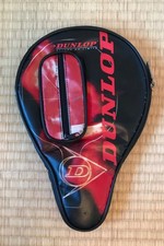 Vintage MORIM Butterfly Table Tennis Rocket Made in Japan & Dunlop zip case