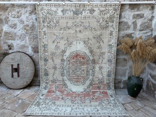 Hand knotted large - hand-knotted, vintage