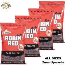 Dynamite Baits Robin Red ® Carp Coarse Fishing Pellets 900g - ALL SIZES