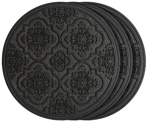 Rubber medallion garden - rubber,