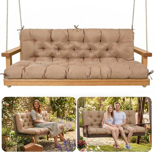 Outdoor garden bench - outdoor, cushions
