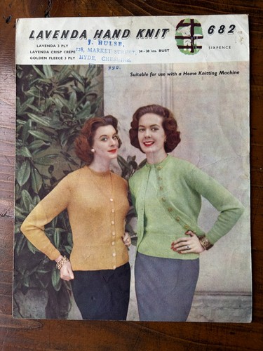 Lavenda 682 vintage knitting