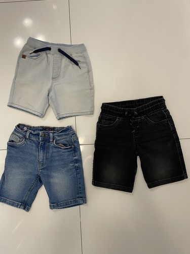 Boys blue denim shorts - denim, 2-3