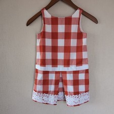 Janie And Jack Dress Sz 5 Red