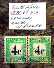 SOUTH AFRICA 1971 - 4c Postage
