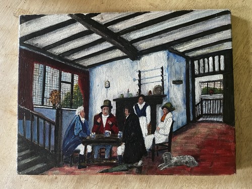 Antique 1905 naive - naive, on