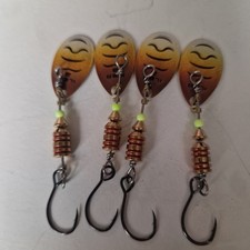 Ilba/Mepp Like Spinner Set-Size 2 Brown Trout Blade Spinner With Single Hook