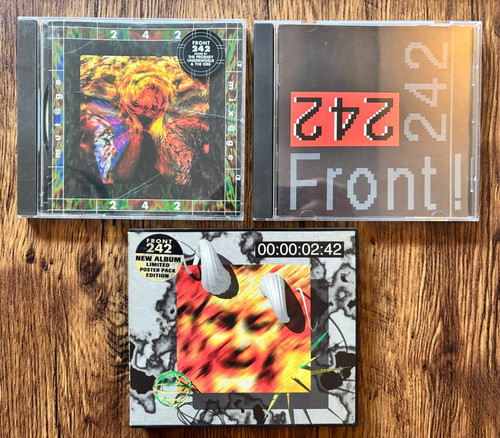 Job lot front 242 albums - job,