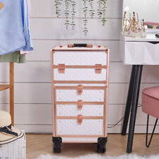 Nail Polish Technician Organizer Box Makeup Trolley Case Train Box Cosmetic XL