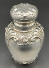 Sterling Silver Repousse Tea Caddy Meridian Britannia Co