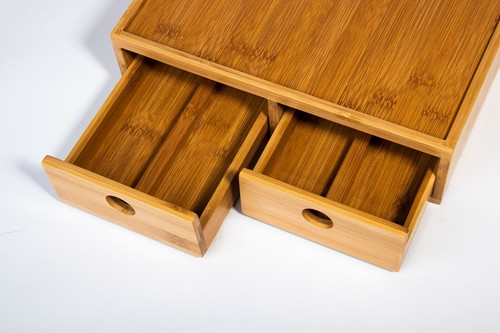 Bamboo tea coffee pod holder