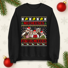 No Cheeses For Us Meeces Funny Mice Christmas Jumper Xmas Festive Sweatshirt