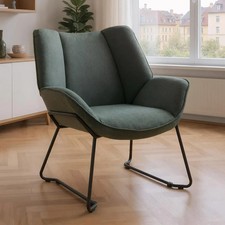 Linen Armchair for Living Room