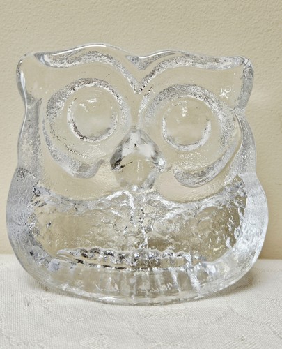 Swedish glass owl lars - swedish,