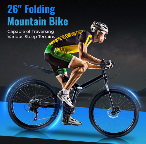 Folding mountain bike 21 - 26",