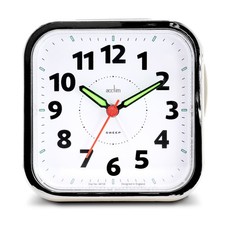 Acctim Otis Non-Ticking Sweep Bell Alarm Clock