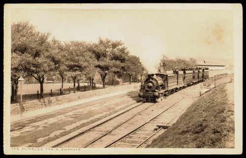 Vintage mumbles train swansea - mumbles,