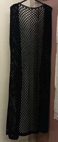 Women black open knit - women’s,