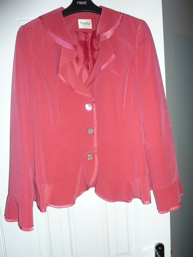 Ladies viyella pink jacket - ladies,