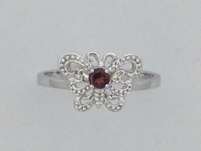 Butterfly Ring with Natural