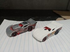 Hot Wheels Maximum Leeway x 2 models -  white and grey 