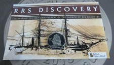 RRS Discovery 50p SG&SSI 2021 Scott & Shackleton BUnc Coin Pack Diamond Finish