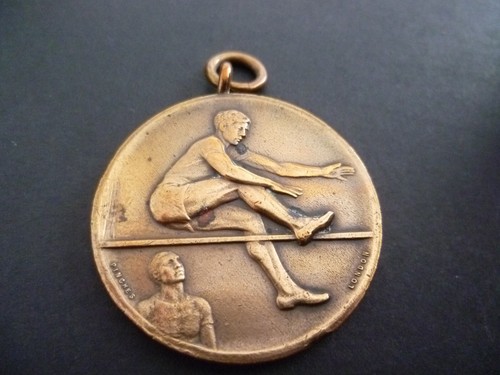 Antique high jump - jump, copper