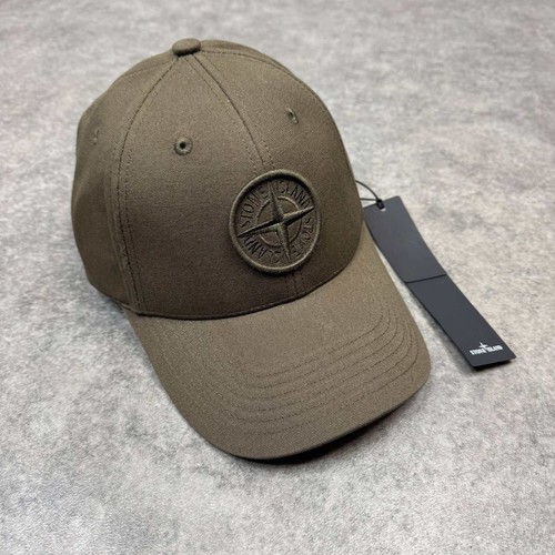 Stone island khaki embroided - stone,