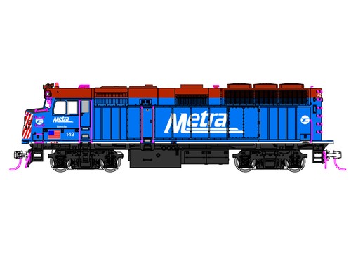 Kato emd f40ph ditch lights - w/ditch,