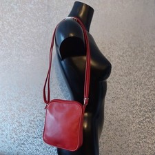 Pavers Red Leather Cross body