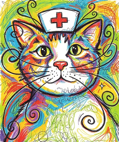 Cartoon drawing cat - cartoon,