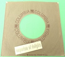 COLUMBIA USA 1 x Original Vintage 7 inch vinyl Company Sleeve
