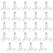 48 Pack Clear Mini Easels for
