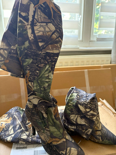 Women camo thigh high - camo,
