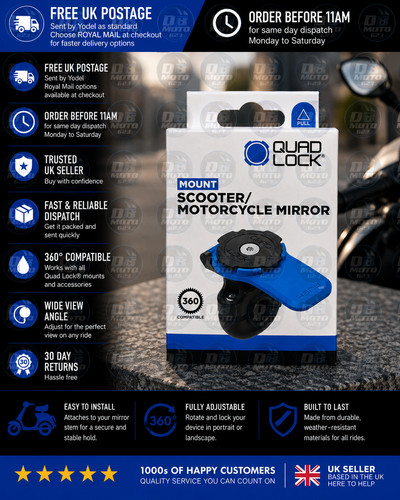 Quad lock motorcycle scooter - lock, /