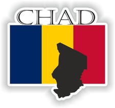 Chad Country Project Flag